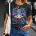 Dragon Reading Book Lover T-Shirt Gifts for Her
