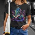 Dragon Reading Book T-Shirt Gifts for Her