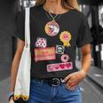 Dungeon Crawler Carl Colorful Sticker Collage LitRPG Book T-Shirt Gifts for Her