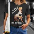 Easily-Distracted By Books Pin-Up Girl Sexy Anime Retro Art T-Shirt Gifts for Her