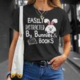Easily Distracted By Bunnies And Books T-Shirt Gifts for Her