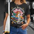Easily Distracted By Dogs And Books Pets Books Lovers T-Shirt Gifts for Her