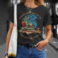 Easily Distracted By Dragons And Books Nerd Dragon T-Shirt Gifts for Her