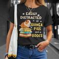 Easily Distracted By GUINEA PIGS And Books T-Shirt Gifts for Her