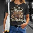 Easily Distracted By Turtles And Books T-Shirt Gifts for Her Easily Distracted By Turtles And Books T-Shirt Gifts for Her