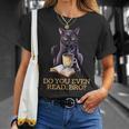 DO YOU EVEN READ BRO Cat Lover's Reading Books T-Shirt Gifts for Her