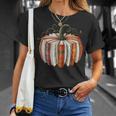 Fall Book Pumpkin Retro Reading Halloween Teacher T-Shirt Gifts for Her Fall Book Pumpkin Retro Reading Halloween Teacher T-Shirt Gifts for Her