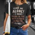 Falling In Love With Fictional Characters Book Movie Lover T-Shirt Gifts for Her Falling In Love With Fictional Characters Book Movie Lover T-Shirt Gifts for Her