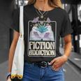 Fiction Addiction Book Reader And Booklover T-Shirt Gifts for Her