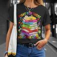 Fight For Those Without Your Privilege Book LGBT Men Women T-Shirt Gifts for Her