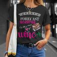 Weekend Forecast Reading With a Chance Of Wine Book Humor T-Shirt Gifts for Her Weekend Forecast Reading With a Chance Of Wine Book Humor T-Shirt Gifts for Her