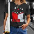 Freadom I Read Banned Books Banned Books Week Librarian T-Shirt Gifts for Her Freadom I Read Banned Books Banned Books Week Librarian T-Shirt Gifts for Her