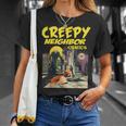 FUNNY Creepy Neighbor Comics Parody Horror Comic Book T-Shirt Gifts for Her FUNNY Creepy Neighbor Comics Parody Horror Comic Book T-Shirt Gifts for Her