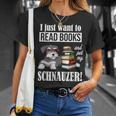 Girls Boys Kids Read Books Miniature Schnauzer Lover T-Shirt Gifts for Her Girls Boys Kids Read Books Miniature Schnauzer Lover T-Shirt Gifts for Her