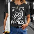 A Good Book Is Out Of This World Space Book Lover T-Shirt Gifts for Her