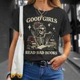 Good Girls Read Bad Books Dark Romance Reader Skeleton Goth T-Shirt Gifts for Her Good Girls Read Bad Books Dark Romance Reader Skeleton Goth T-Shirt Gifts for Her
