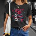 Gothic Books Roses Dark Academia Vintage Library Romance T-Shirt Gifts for Her Gothic Books Roses Dark Academia Vintage Library Romance T-Shirt Gifts for Her