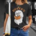 Halloween Boooks Ghost For Book Lover T-Shirt Gifts for Her