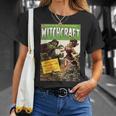 Halloween Horror Vintage Witch Zombie Comic Book Retro Scary T-Shirt Gifts for Her