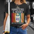 I Like Hamsters & Books And Maybe 3 People Hamster Lover T-Shirt Gifts for Her I Like Hamsters & Books And Maybe 3 People Hamster Lover T-Shirt Gifts for Her