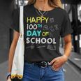 Happy 100th Day Of 5th Fifth Grade Books School Teacher T-Shirt Gifts for Her