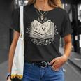 Haunted Library – Glowing Book T-Shirt Gifts for Her