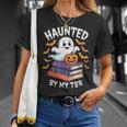 Haunted By My TBR Cute Ghost Reading Books Pumpkin Bookworms T-Shirt Gifts for Her Haunted By My TBR Cute Ghost Reading Books Pumpkin Bookworms T-Shirt Gifts for Her