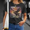 Hawk Bear Hybrid Comic Book Style T-Shirt Gifts for Her
