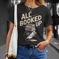 Hedgehog Book Lovers All Booked UP Retro T-Shirt Gifts for Her Hedgehog Book Lovers All Booked UP Retro T-Shirt Gifts for Her