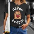 Hedgehog Book T-Shirt Gifts for Her