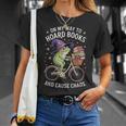 On My Way To Hoard Books And Cause Chaos Frog T-Shirt Gifts for Her