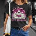 Hot Ghouls Read Thriller Spooky Book Club Reading Lovers T-Shirt Gifts for Her