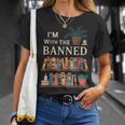 I'm With The Banned Books Reading T-Shirt Gifts for Her