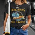 I'm a Book Dragon Not a Worm Reading Readers Clothing T-Shirt Gifts for Her I'm a Book Dragon Not a Worm Reading Readers Clothing T-Shirt Gifts for Her