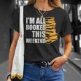 I'm All Booked This Weekend Book Lovers Avid Readers Reading T-Shirt Gifts for Her