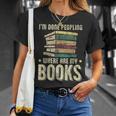 I'm Done Peopling Where Are My Books Reading T-Shirt Gifts for Her