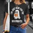 I'm Just Here For The Books Read More Boooks Halloween T-Shirt Gifts for Her