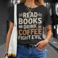 Introvert Reader Coffee Lover Book Shirt T-Shirt Gifts for Her