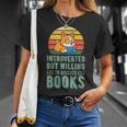 Introverted But Willing To Discuss Books Cute Literary Dog For Men Women T-Shirt Gifts for Her Introverted But Willing To Discuss Books Cute Literary Dog For Men Women T-Shirt Gifts for Her