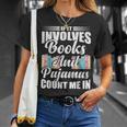 If It Involves Books And Pajamas Count Me In Vintage Reading T-Shirt Gifts for Her If It Involves Books And Pajamas Count Me In Vintage Reading T-Shirt Gifts for Her