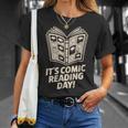 It’s Comic Reading Day Manga Cartoon Book Graphic Novel T-Shirt Gifts for Her