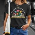 Its a Good Day To Read a Book Librarian Books Reading Floral T-Shirt Gifts for Her