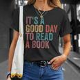 It's A Good Day To Read A Book Retro Vintage T-Shirt Gifts for Her