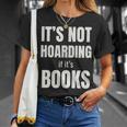 It's Not Hoarding Books Book Collector T-Shirt Gifts for Her