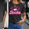 My Job Is Books Pink Retro Book Lovers Women Librarian T-Shirt Gifts for Her My Job Is Books Pink Retro Book Lovers Women Librarian T-Shirt Gifts for Her