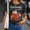 Just A Girl Who Loves Anime And Reading Books T-Shirt Gifts for Her