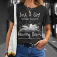 Just A Girl Who Loves Books Book Lovers T-Shirt Gifts for Her