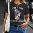 Just A Girl Who Loves Books Reading One More Chapter T-Shirt Gifts for Her