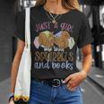 Just A Girl Who Loves Squirrels And Books Reading Squirrel T-Shirt Gifts for Her Just A Girl Who Loves Squirrels And Books Reading Squirrel T-Shirt Gifts for Her