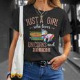 Just A Girl Who Loves Unicorns And Books Women Reading T-Shirt Gifts for Her Just A Girl Who Loves Unicorns And Books Women Reading T-Shirt Gifts for Her